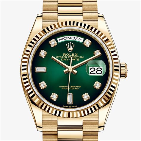 rolex day date 36mm yellow gold